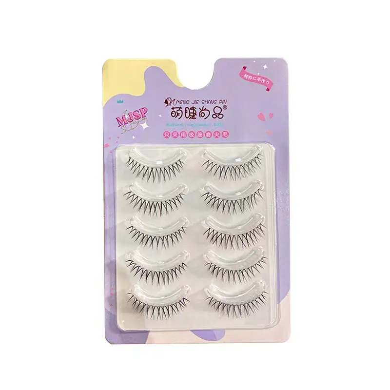 Cute False Eyelashes for Women V-Shape Transparent