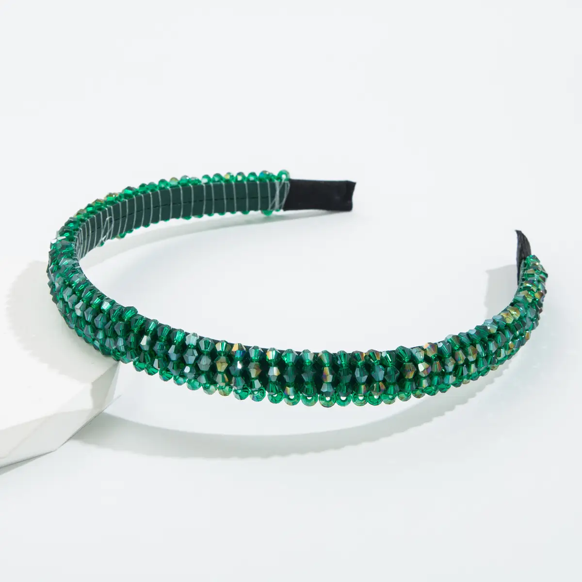 Crystal Hair Hoop Yellow European Style - Image 14