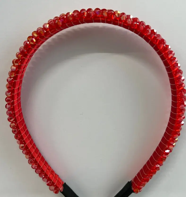Crystal Hair Hoop Yellow European Style - Image 15