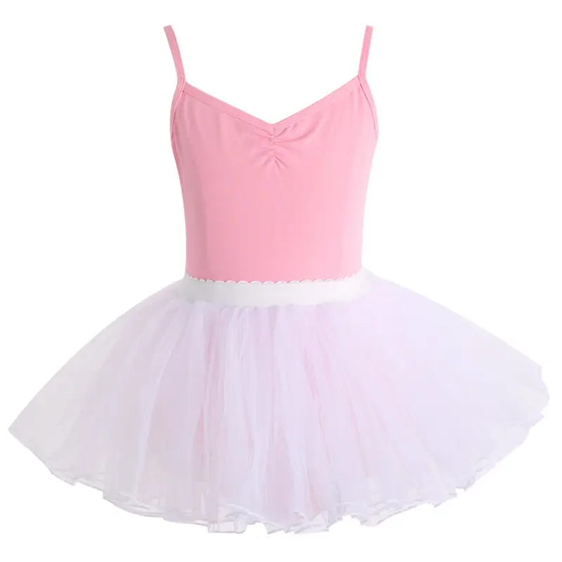 Pink Cotton Bralette for Girls Summer Gymnastics - Image 7