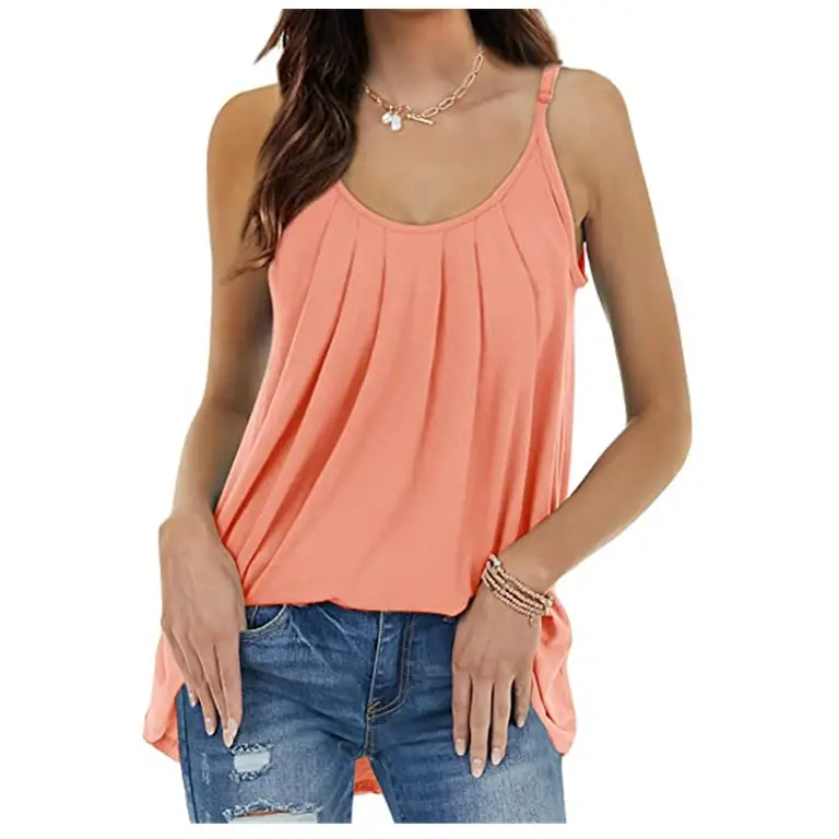 Women's Mint Green Pleated Keyhole Top Casual Summer