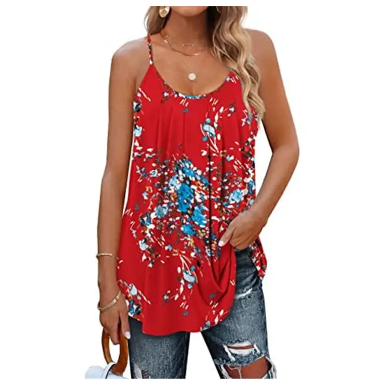 Women's Mint Green Pleated Keyhole Top Casual Summer