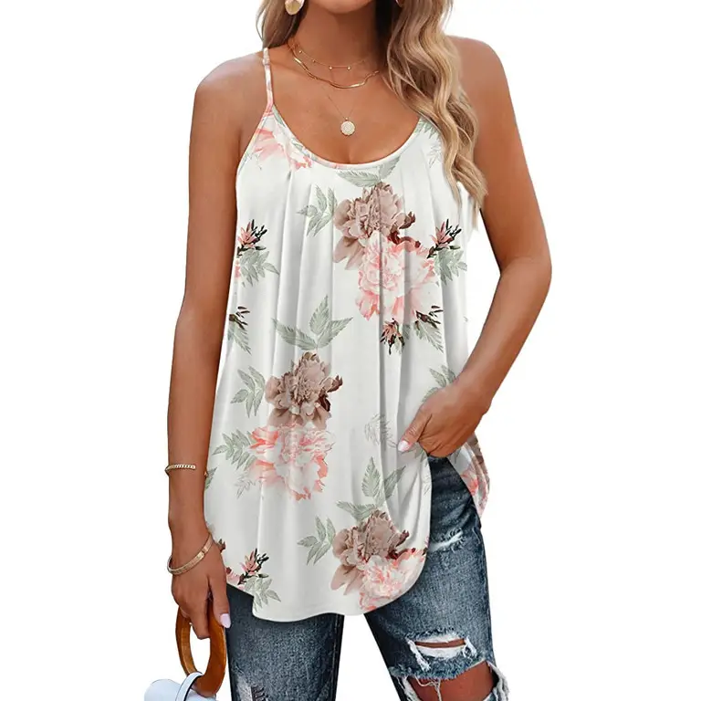 Women's Mint Green Pleated Keyhole Top Casual Summer