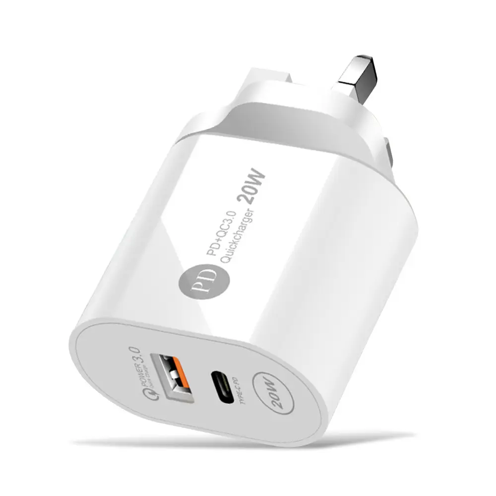 12W PD Mobile Charger 2.4A Type-C European Adapter