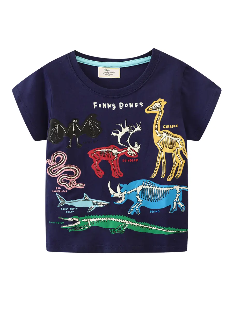 Kids Luminous Animal T-Shirt 2024 Summer