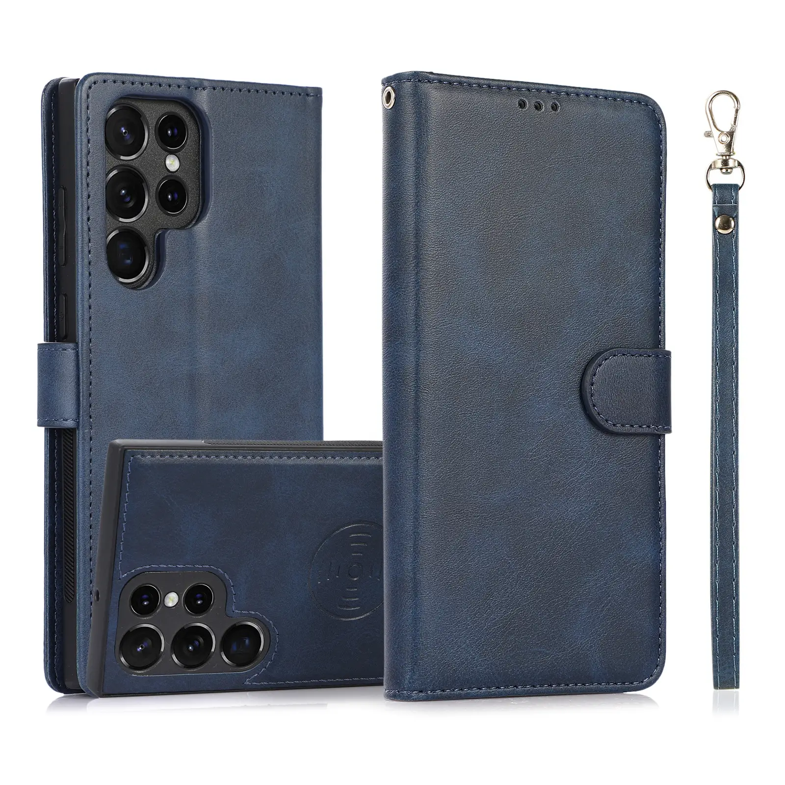 Two-in-One Leather Wallet with 4 Pockets & Smart Connect - Image 6