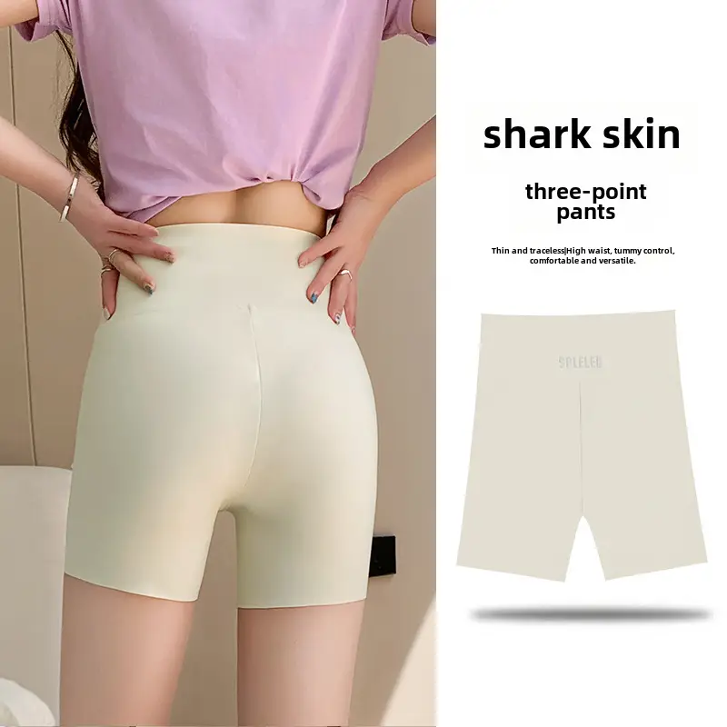 Women's Shark Skin Anti-Exposure Leggings High Waist - Image 36