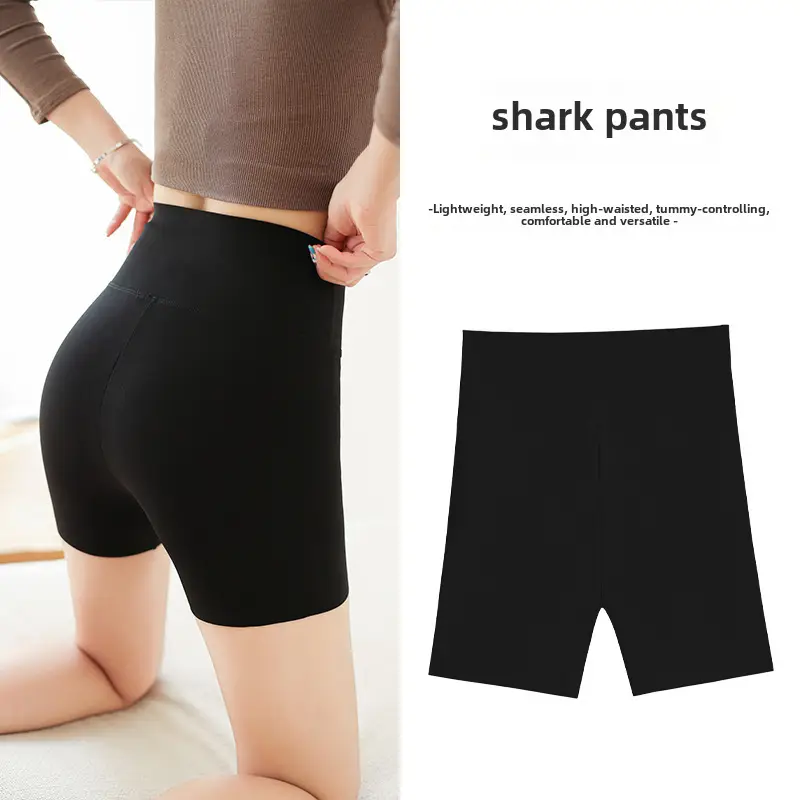 Women's Shark Skin Anti-Exposure Leggings High Waist - Image 52