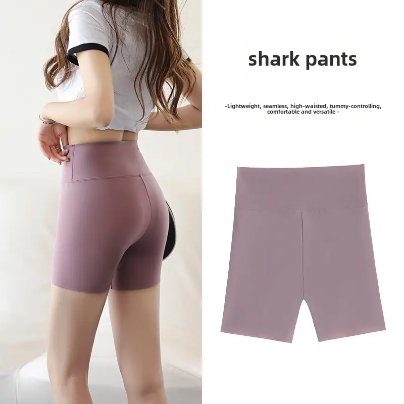 Women's Shark Skin Anti-Exposure Leggings High Waist - Image 75