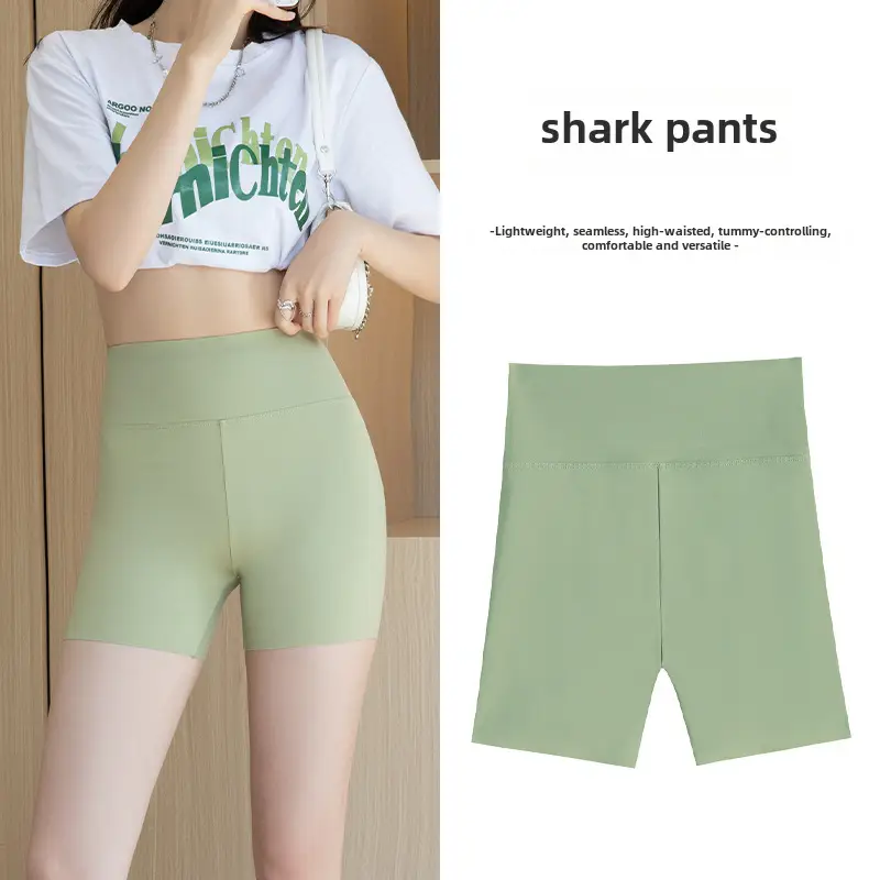 Women's Shark Skin Anti-Exposure Leggings High Waist - Image 86