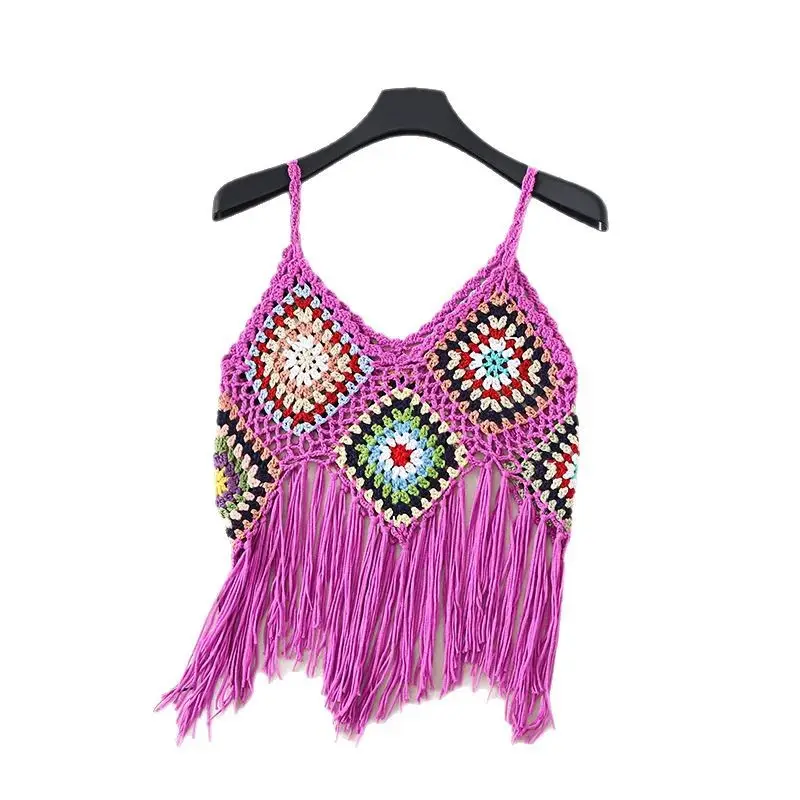 Women's Tassel Embroidered Vest Sling Summer Ethnic