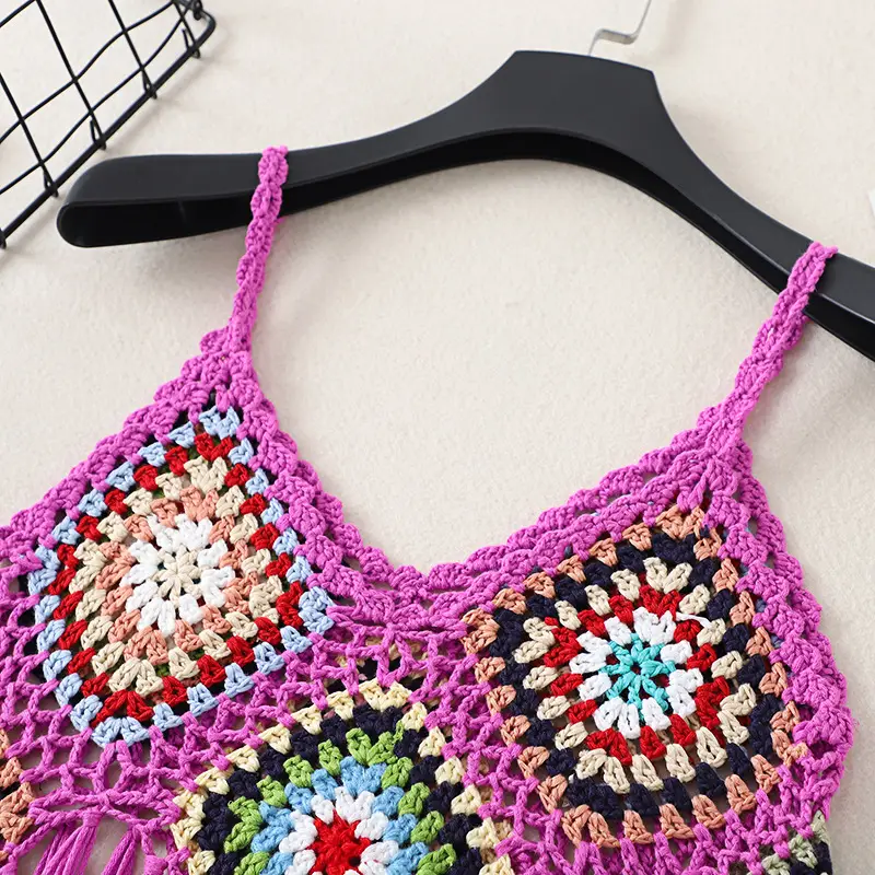 Women's Tassel Embroidered Vest Sling Summer Ethnic — feature 10