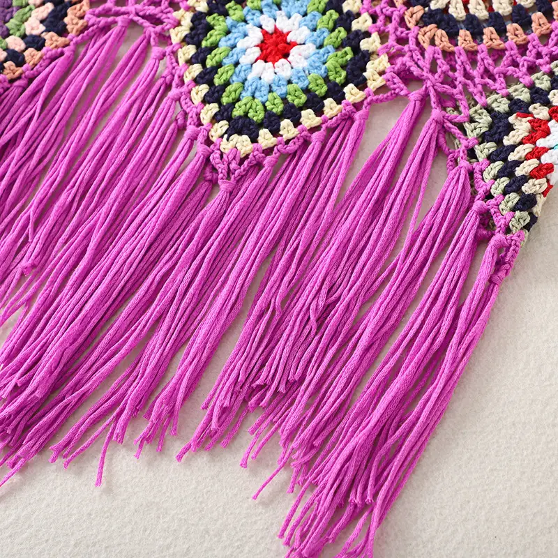 Women's Tassel Embroidered Vest Sling Summer Ethnic — feature 14