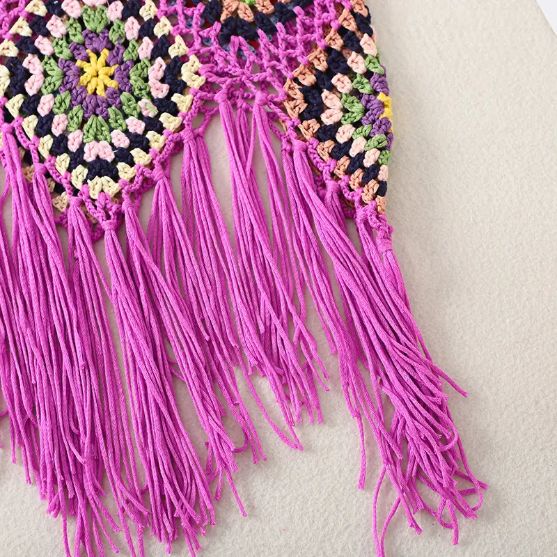 Women's Tassel Embroidered Vest Sling Summer Ethnic — feature 17