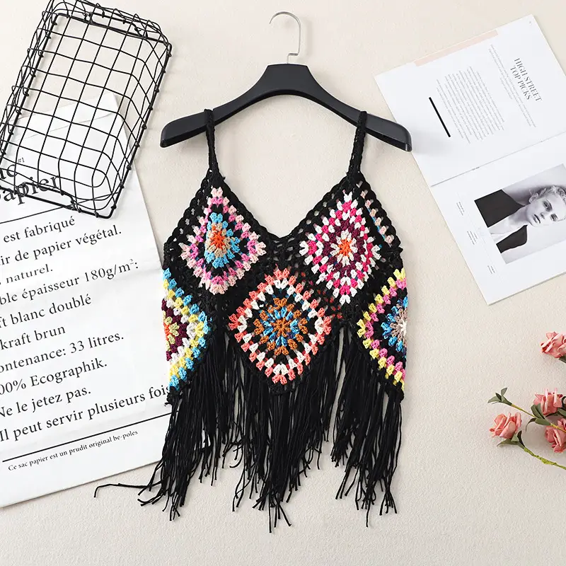 Women's Tassel Embroidered Vest Sling Summer Ethnic