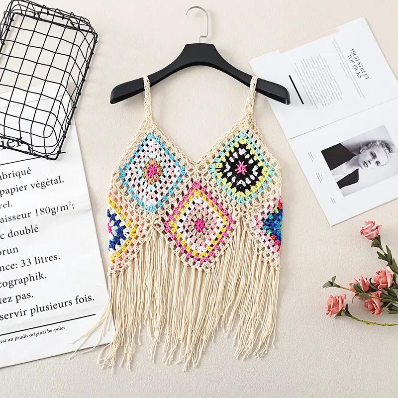 Women's Tassel Embroidered Vest Sling Summer Ethnic