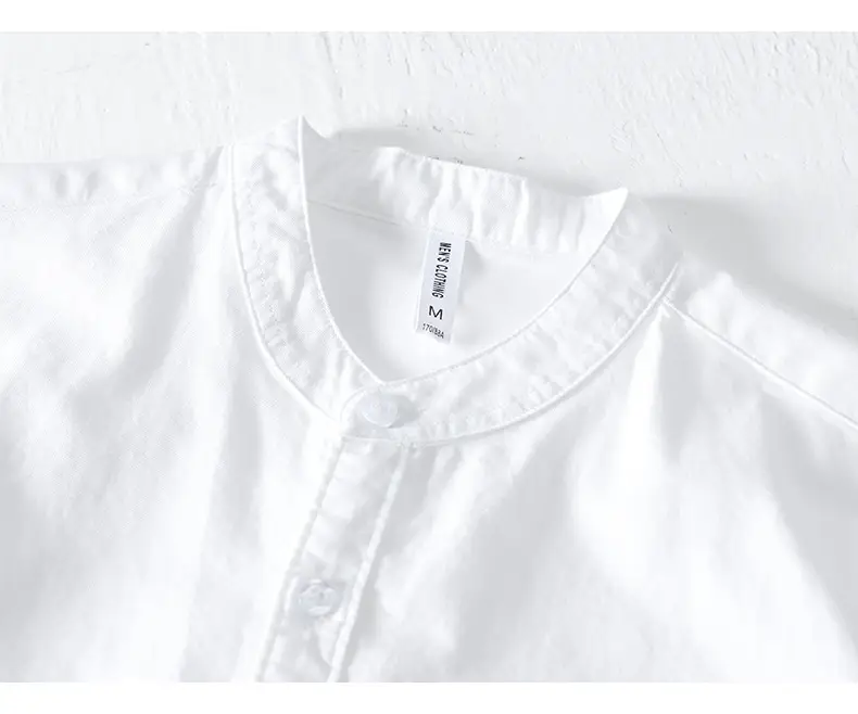 Men's Light Blue Pure Cotton Short Sleeve Shirt — feature 24