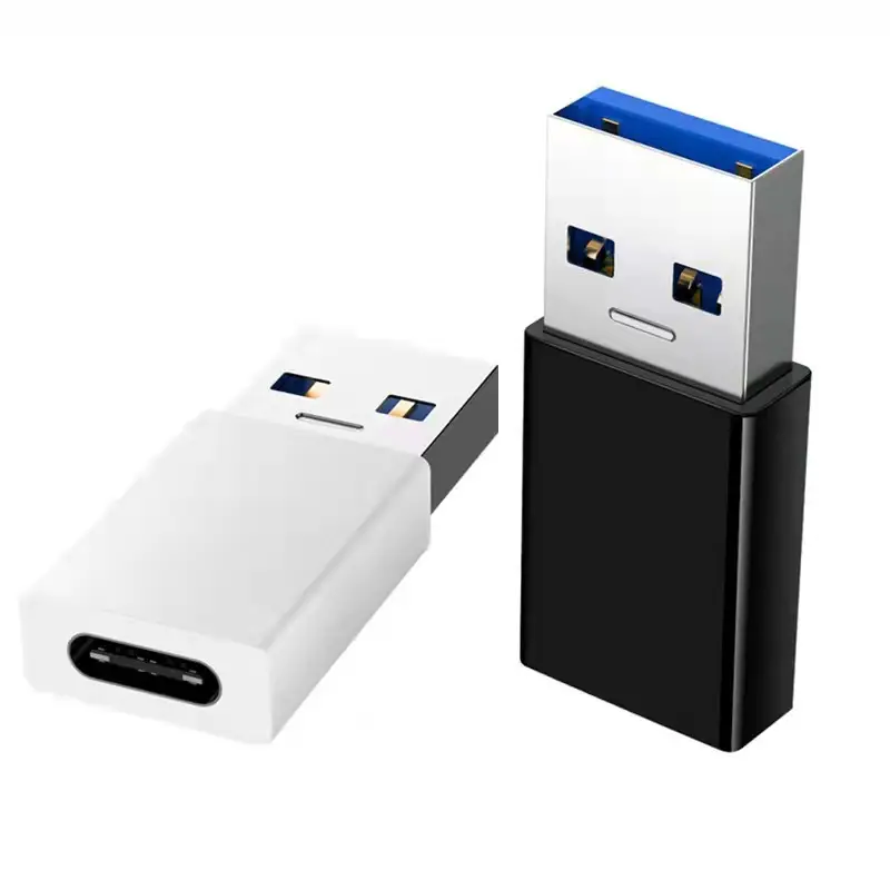 Type-C to USB30 Adapter Fast Charging Black White - Image 4
