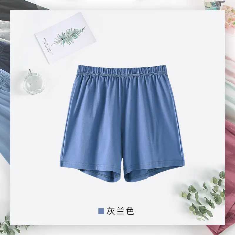 Pure Cotton Light Green Women's Shorts - Image 4