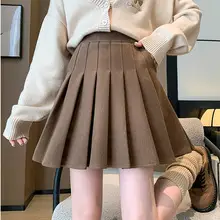 Black A-Line Hip-Hugging Skirt for Women — feature 7