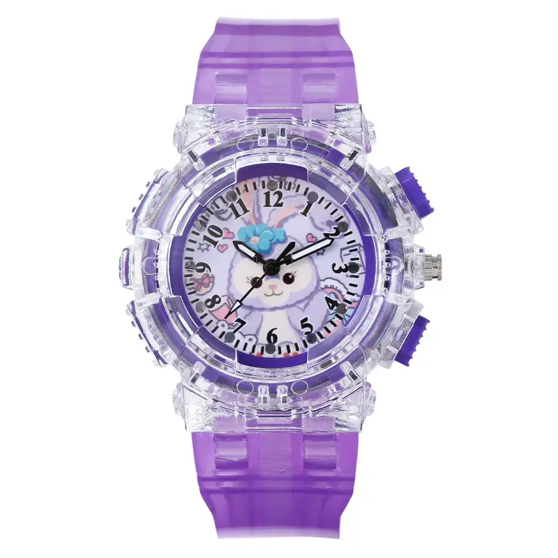 Cartoon Kids Pink Crystal Watch with Quartz Movement — feature 19