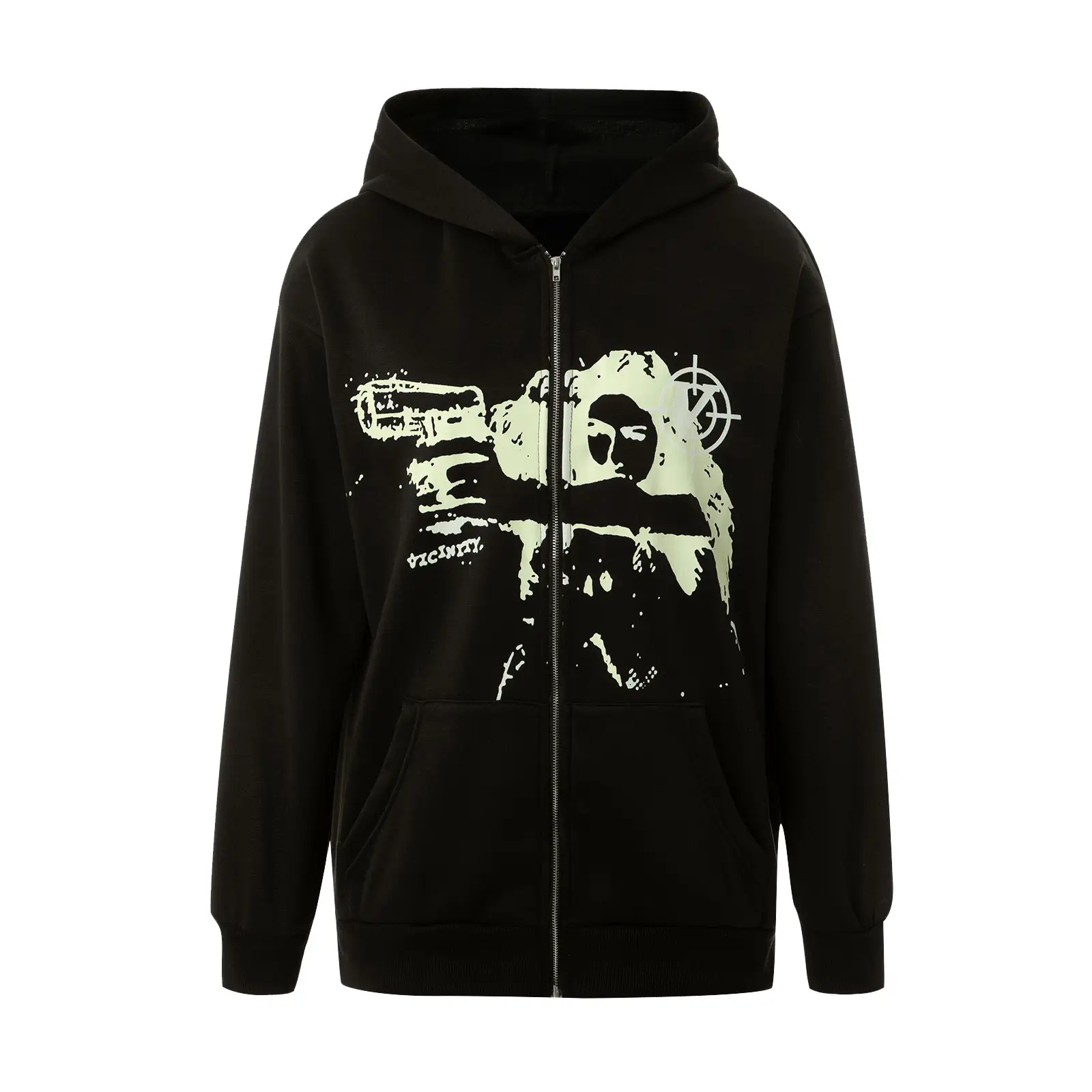 2023 Purple Retro Hoodie Men Women Zipper Hoodie - Image 3