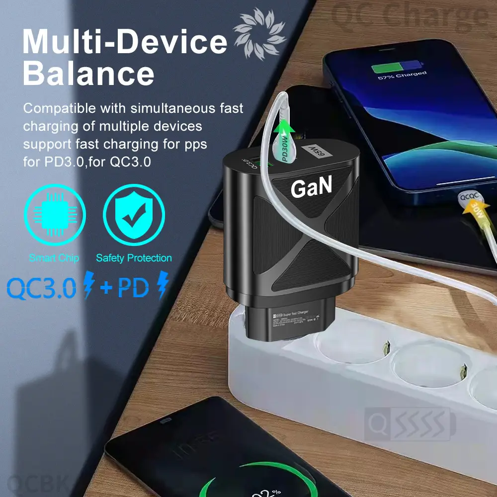 GaN 65W Universal Charging Power for Mobile & Laptop - Image 5