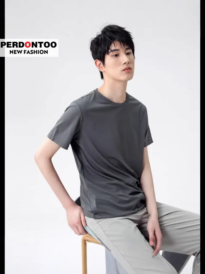 Men's Grey Liquid Ammonia T-Shirt 50 Count - Image 8
