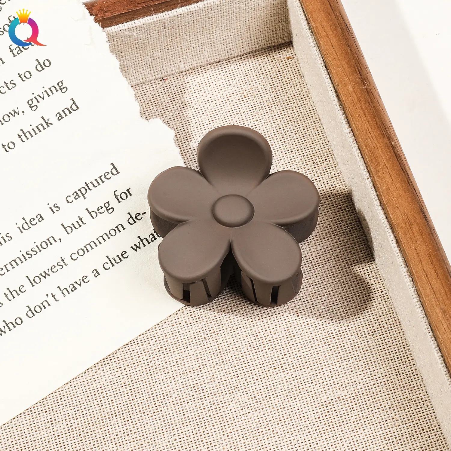 Frosted Hair Clip for Women Men with Back Head Coil Design
