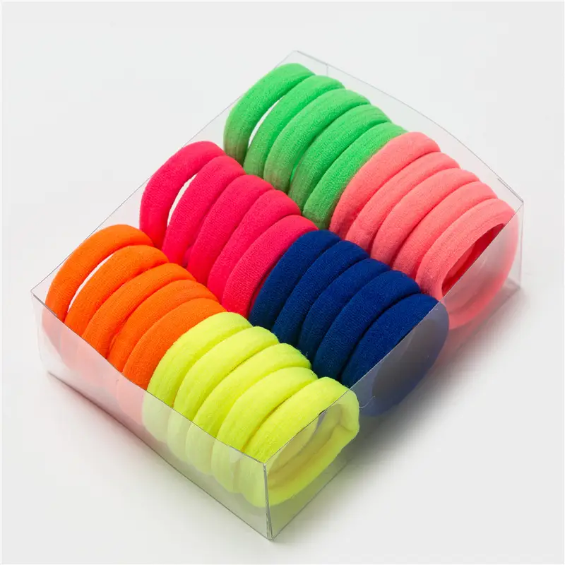 High Elastic Rubber Hair Towel Rings Multi Color Pack - Image 10