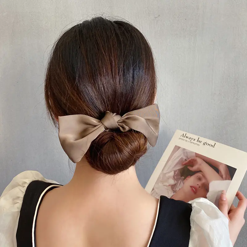 High-Grade Bow Hair Ring for Women - Image 5