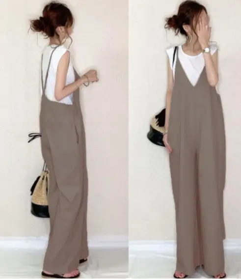 V-Neck Loose Joker Pants 2022 Summer Casual - Image 5