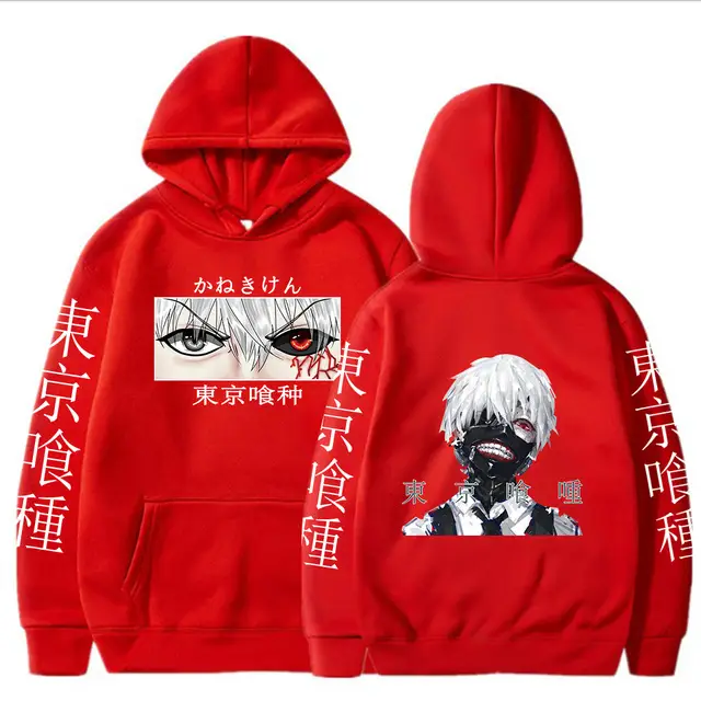 White Tokyo Animation Hoodie for Men Women
