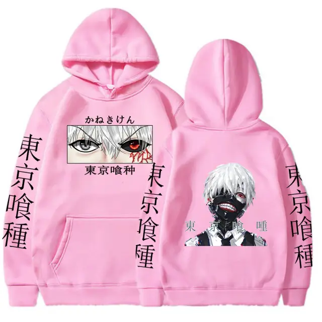 White Tokyo Animation Hoodie for Men Women