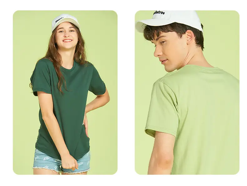Red Cotton Unisex Crew T-Shirt 28 Color 40 Thread — feature 19