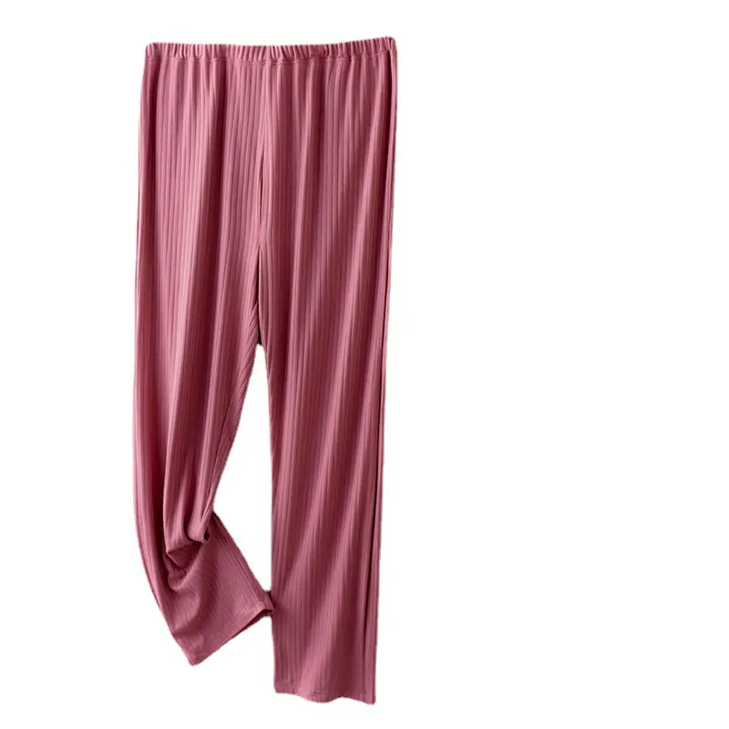 Purple Modal Straight Pants for Pregnant Women - Image 13