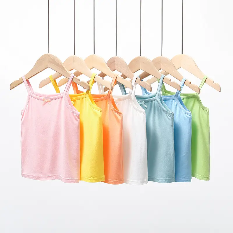 Green Elastic Kids Vest Summer Underwear - Image 16