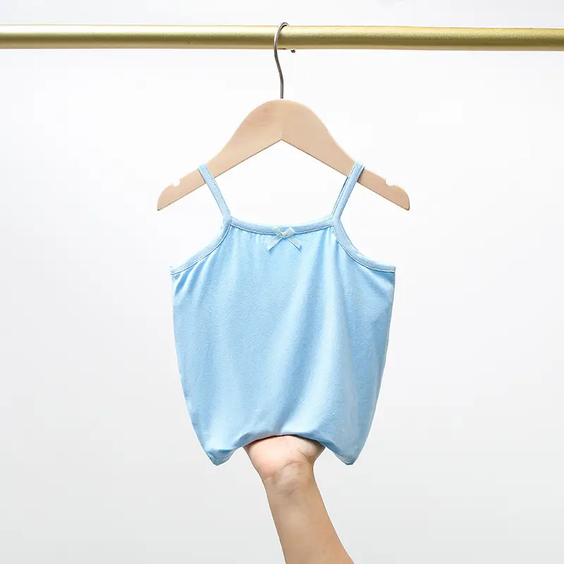 Green Elastic Kids Vest Summer Underwear - Image 14