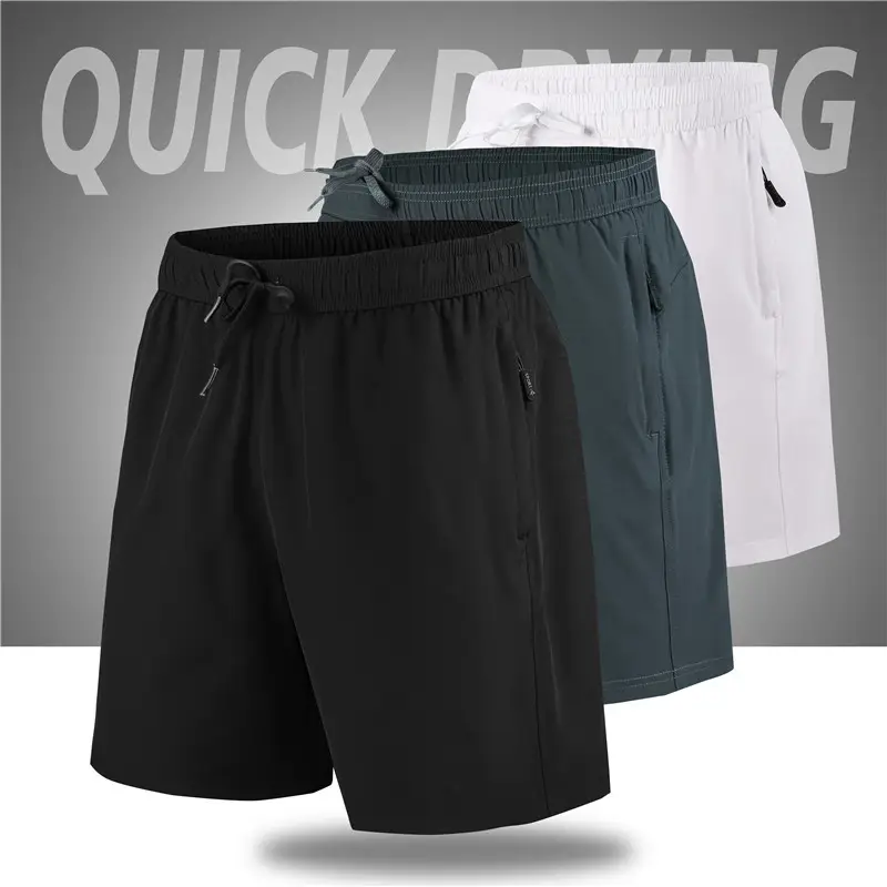 Men's White Crossbody Shorts 2021 New - Image 16