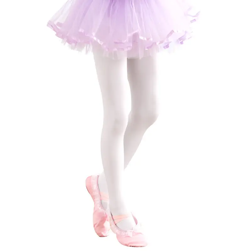 Children's Ballet Pantyhose White Summer Leggings Non-Slip - Image 18