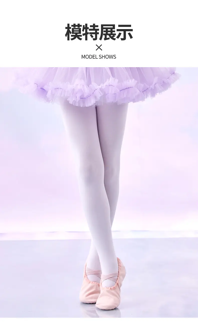 Children's Ballet Pantyhose White Summer Leggings Non-Slip — feature 9