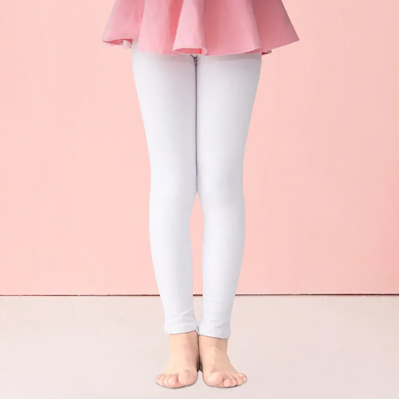 Children's Ballet Pantyhose White Summer Leggings Non-Slip - Image 13