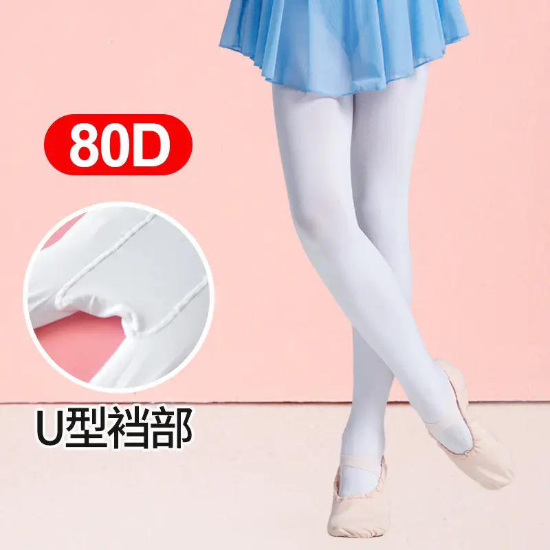 Children's Ballet Pantyhose White Summer Leggings Non-Slip - Image 6