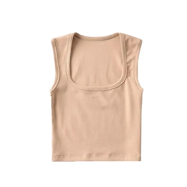 Women Pink Sleeveless Tank Top Short Crop - Image 33