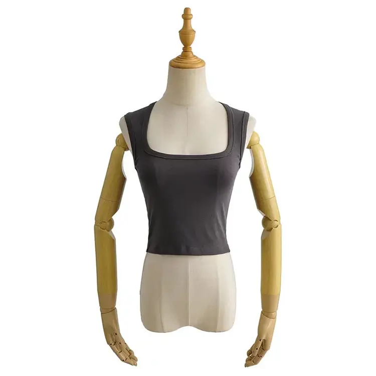 Women Pink Sleeveless Tank Top Short Crop — feature 2