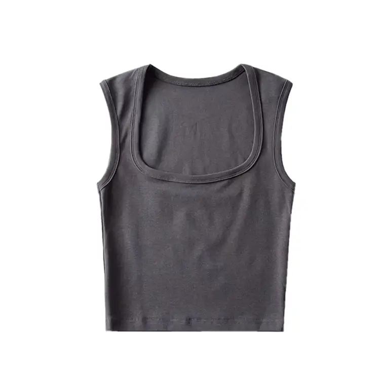 Women Pink Sleeveless Tank Top Short Crop — feature 31