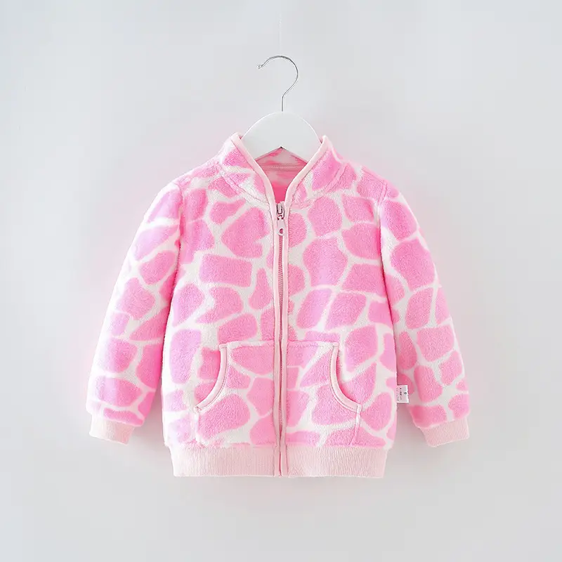 Children's Flannel Jacket Brown Bear Print Spring Autumn 2025 - Image 9
