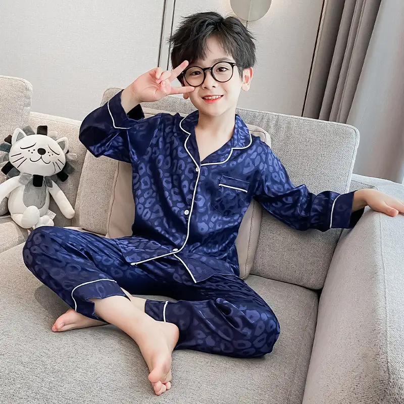 Children's Printed Pajamas Boys Summer Wear