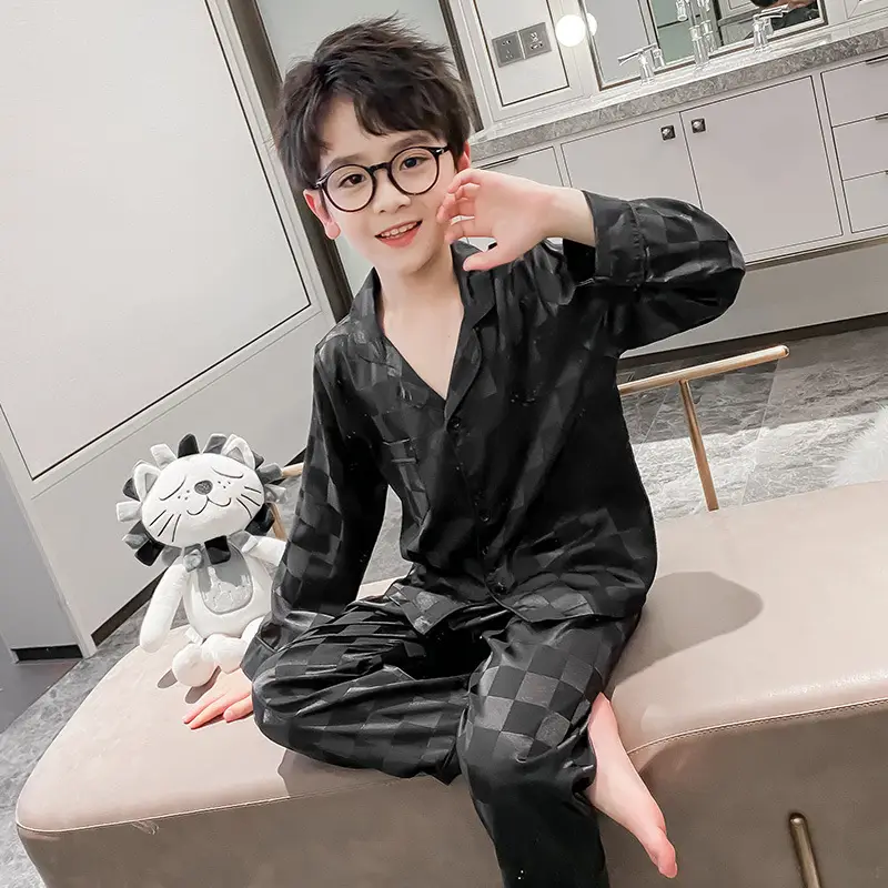 Children's Printed Pajamas Boys Summer Wear