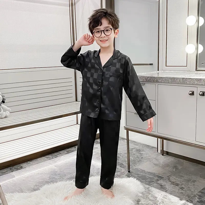 Children's Printed Pajamas Boys Summer Wear